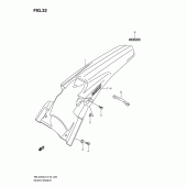 Схема вузла: Заднє крило для Suzuki RM-Z250