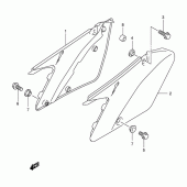 Схема вузла: Бічні панелі (Model k2) для Suzuki RM250