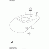 Схема узла: Накладка топливного бака для Suzuki VZ1500 Boulevard M90