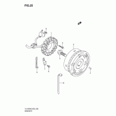 Схема вузла: Статор & Ротор для Suzuki VL1500 Intruder C1500/Boulevard C90