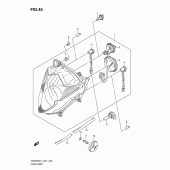 Схема узла: Фара (Gsx650fl1 e24) для Suzuki GSX650