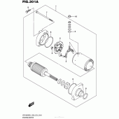 Схема вузла: Електричний стартер для Suzuki VZR1800 Boulevard M109R BOSS