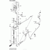 Схема узла: Задний тормозной цилиндр для Suzuki VZ1500 Boulevard M90