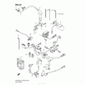 Схема вузла: Електроустаткування для Suzuki RM-Z450