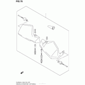 Схема вузла: Захист рук (Опція) для Suzuki DL650 V-Strom