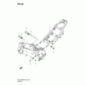 Схема узла: Рама для Suzuki GSX1300 B-King