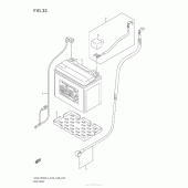 Схема узла: Аккумулятор для Suzuki GSX-R600