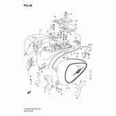 Схема вузла: Бічна кришка (Model k5) для Suzuki VL1500 Boulevard C90T