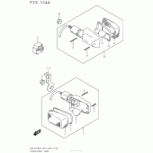 Схема узла: Поворотники для Suzuki DR650 DR650SE