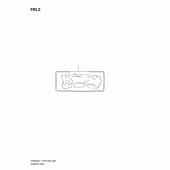 Схема вузла: Ремкомплект прокладок двигуна (Gs500fh p3) для Suzuki GS500