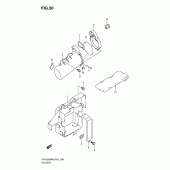 Схема вузла: Тримач інструменту для Suzuki DR125
