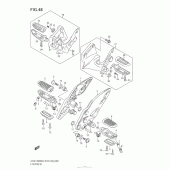 Схема узла: Подножки для Suzuki GSX1300 Hayabusa