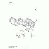 Схема вузла: Speedometer (Gsx-R600L2 E28) для Suzuki GSX-R600