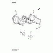Схема вузла: Спідометр для Suzuki GSX-R600