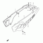 Схема вузла: Бічні панелі (Model p) для Suzuki DR800