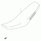 Схема вузла: Сидіння (Model k1/k2/k3/k4) для Suzuki RM250