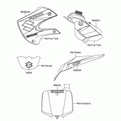 Схема узла: Наклейка (Dr-z110 k4) для Suzuki DR-Z110