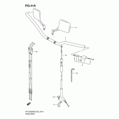 Схема узла: Руль & Тросики (Model k7/k8/k9) для Suzuki DR-Z400 DR-Z400SM