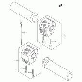 Схема вузла: Пульт керування рульовим (Model k1/k2) для Suzuki VL800 Intruder Volusia