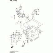 Схема вузла: Насос масляний & Піддон для Suzuki GSX1300 Hayabusa