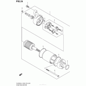 Схема вузла: Електричний стартер для Suzuki DL650 V-Strom