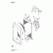 Схема узла: Радиатор для Suzuki VZ1500 Intruder M1500