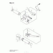 Схема вузла: Ручки керма (Vzr1800Zl4 E28) для Suzuki VZR1800 Boulevard M109R