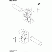 Схема вузла: Пульт управління рульовий (Vl1500Btl7 E28) для Suzuki VL1500 Boulevard C90T BOSS