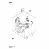 Схема вузла: Фара (Gsf650sal2 e21) для Suzuki GSF650 Bandit S