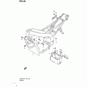 Схема узла: Рама для Suzuki GS500