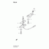 Схема вузла: Паливний кран для Suzuki RV125