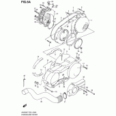 Схема вузла: Кришки картера (Model k9) для Suzuki AN400 Burgman (EU analogue of SkyWave)