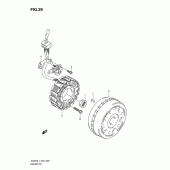 Схема узла: Статор & Ротор для Suzuki AN400 Burgman (EU analogue of SkyWave)