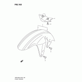 Схема узла: Переднее крыло (Vzr1800zl2 e19) для Suzuki VZR1800 Intruder M1800R/ Boulevard M109R