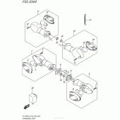 Схема вузла: Поворотники для Suzuki DL1000 V-Strom