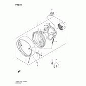 Схема вузла: Фара для Suzuki VL800 Boulevard C50T