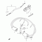 Схема вузла: Електроустаткування для Suzuki GSF600 Bandit S