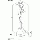 Схема вузла: Паливний насос Suzuki GSX-R600