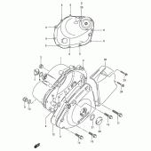 Схема вузла: Кришки картера для Suzuki GZ125 Marauder