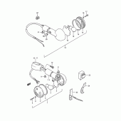 Схема вузла: Поворотники для Suzuki LS650 Savage