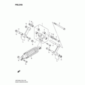 Схема вузла: Важіль прогресії для Suzuki VZR1800 Intruder M1800R/ Boulevard M109R