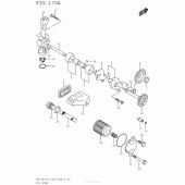 Схема вузла: Масляний насос для Suzuki RM-Z450