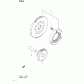 Схема узла: Привод стартера для Suzuki UH200 Burgman
