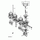 Схема узла: Карбюратор для Suzuki GSX-R1100