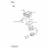 Схема узла: Цилиндр & Поршень для Suzuki RM-Z250