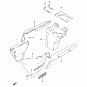 Схема вузла: Бічні панелі (Model k3) для Suzuki GZ250 Marauder