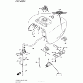 Схема вузла: Паливний бак (Vz1500L5 E28) для Suzuki VZ1500 Boulevard M90