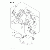 Схема вузла: Паливний насос для Suzuki GSF650 Bandit S
