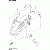 Схема узла: Фара (Gsx1300Ral5 E03) для Suzuki GSX1300 Hayabusa
