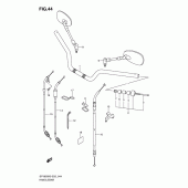 Схема узла: Руль & Тросики для Suzuki SFV650 Gladius